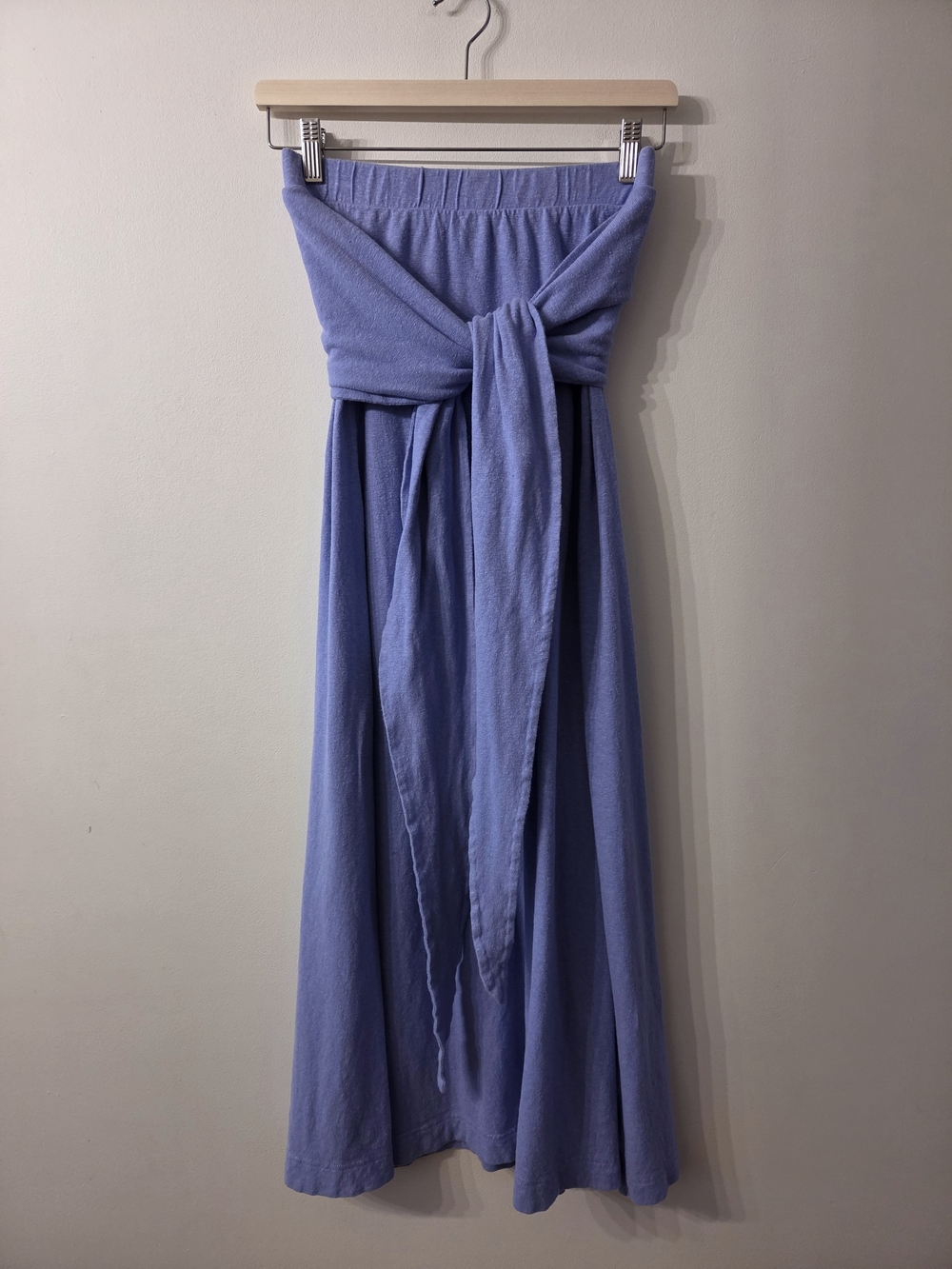 Free People Beach Lilac Tie-Waist Maxi Skirt